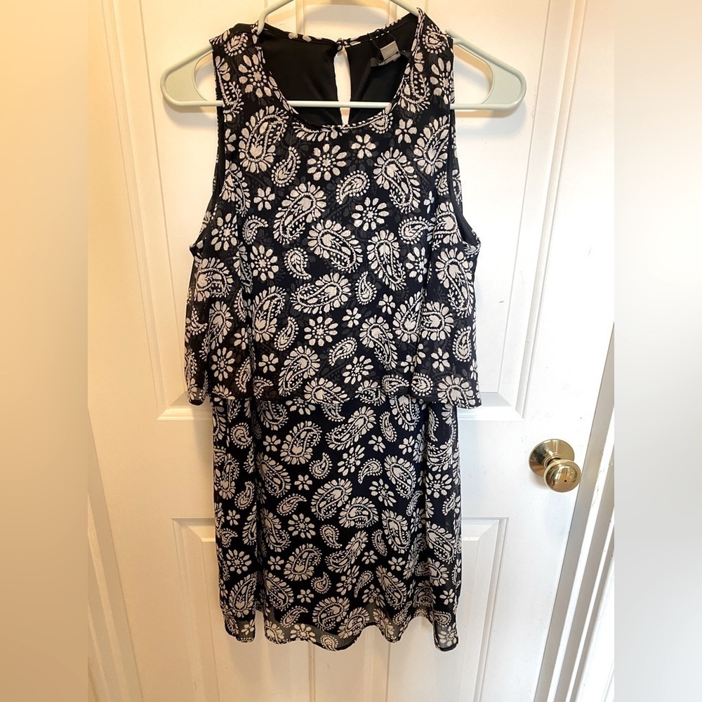 Paisley Navy blue Tommy Hilfiger Dress size 10P